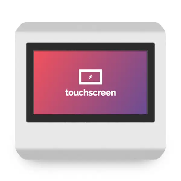 Touchscreen scherm zwart