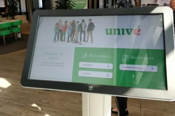 Unive touch screen solution digital reception