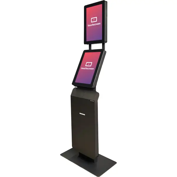 Interactive Information Kiosk Double in Black