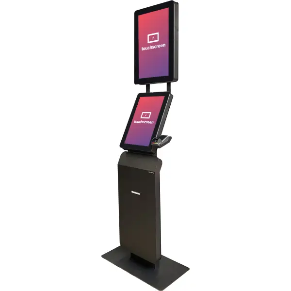 Touch Screen Self Service Kiosk Double