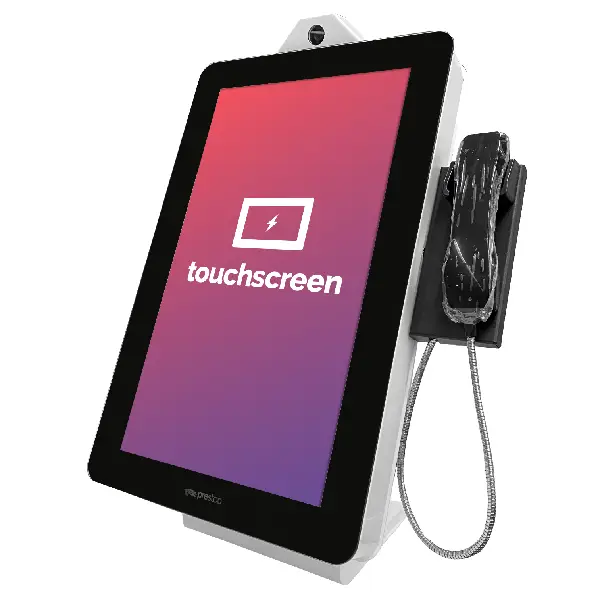 Touchscreen Registration Kiosks with Phone